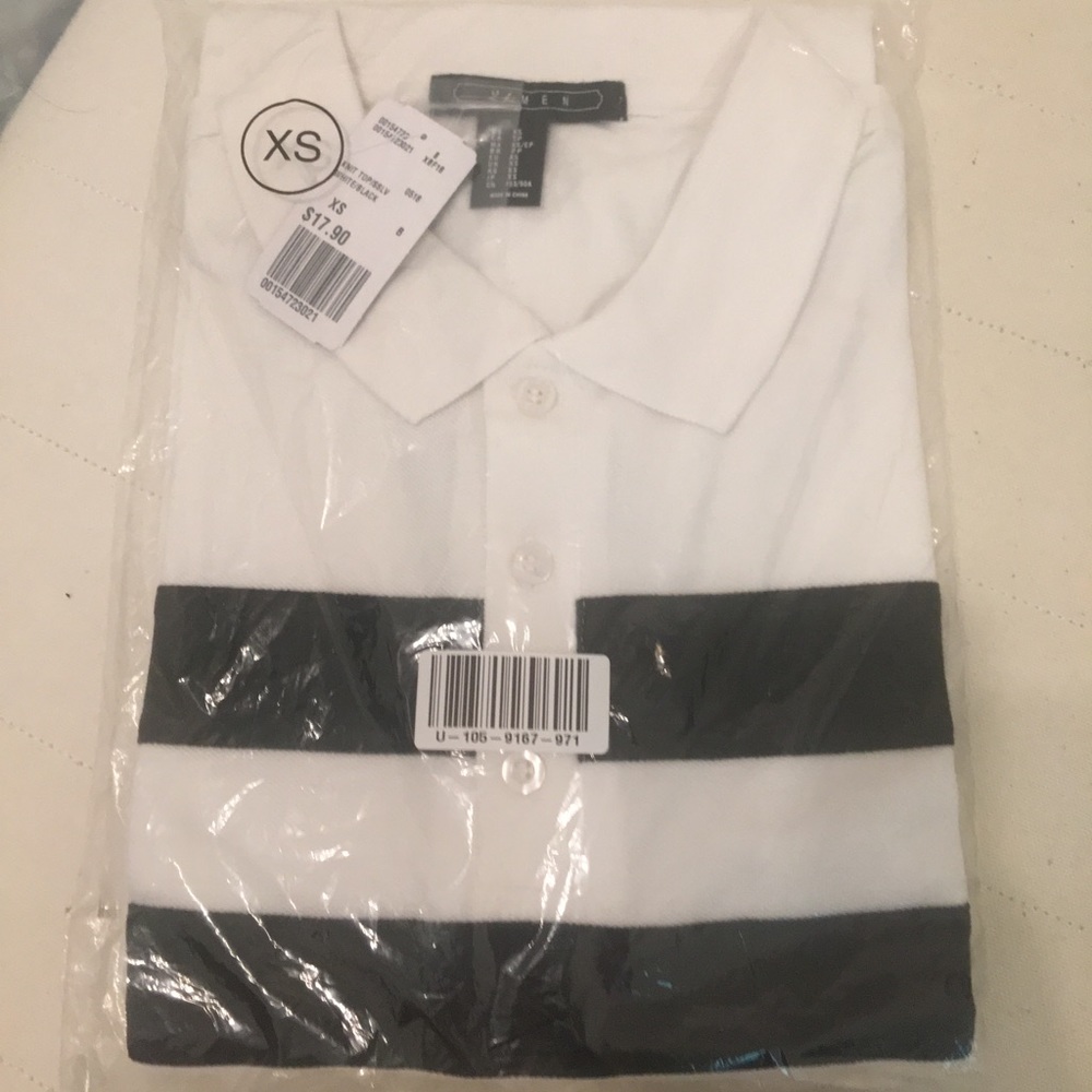 Set of brand new 4 polos from 21 mens -XS